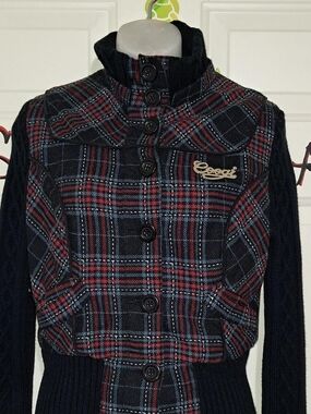 Vintage Y2K Womens Small Coogi Bomber Jacket